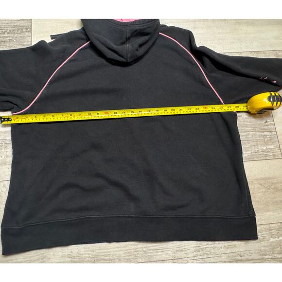 Women's Harley Davidson Black Pink Light Weight Jacket Stitched XL Extra Large - Picture 6 of 6